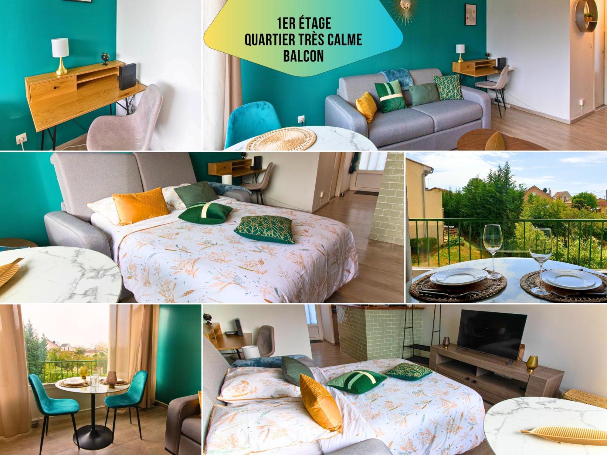 Le Pic'Vert - Free Parking - 400M Hospital - 15Min Train Station & Historic Center - Air Conditionner - Calm & Cosy Bergerac Eksteriør bilde